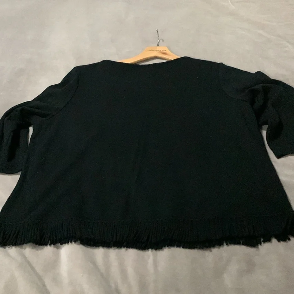 Nina Leonard 1X sweater 3/4 sleeve - Picture 3 of 5